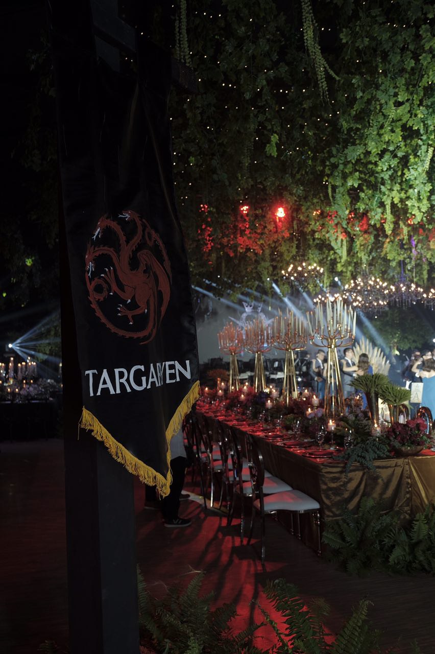 Game of Thrones inspired event styling setup by Dave Sandoval